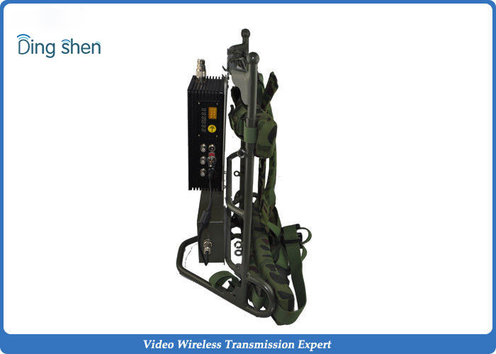 Backpack Live COFDM Video Receiver 80km Transmission 8MHz
