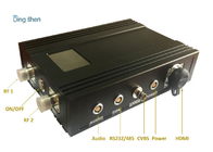 2K 8K Long Range Wireless Hdmi Transmitter And Receiver Black Color