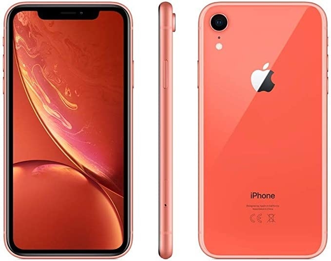 Apple iPhone XR, US Version, 128GB, Coral - AT&amp;T (Renewed)