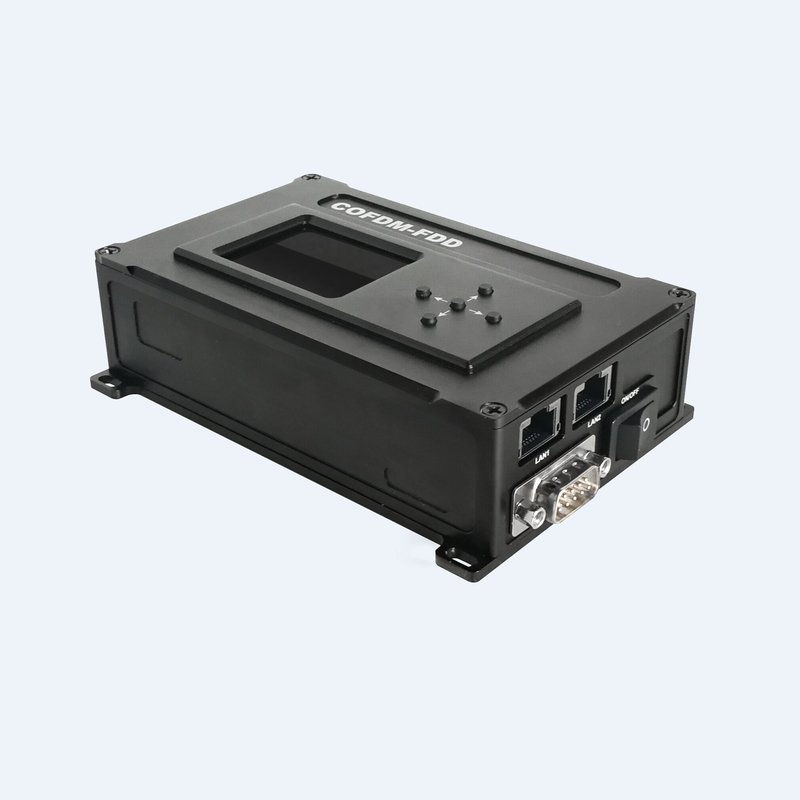 Small Video COFDM IP Transmitter With 2W Full Duplex Ethernet 527g Weight