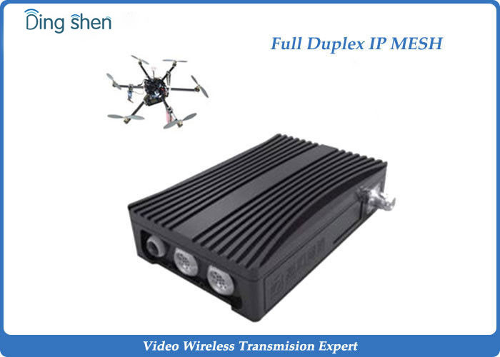 3W IP Mesh TDD Cofdm Bidirectional Transceiver DC 12V 150bps